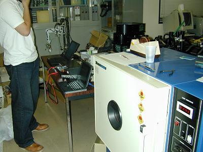 The overview of thermal test 1