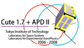 Cute-1.7 + APD II logo